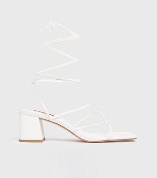 London Rebel White Strappy...