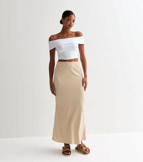 Stone Bias Cut Midi Skirt New...