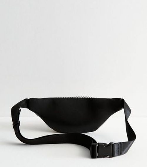 Black Diamanté Bumbag New Look