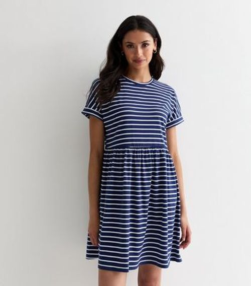 Tall Navy Stripe Cotton Mini...