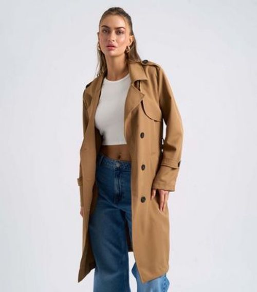 Urban Bliss Camel Trench Coat...