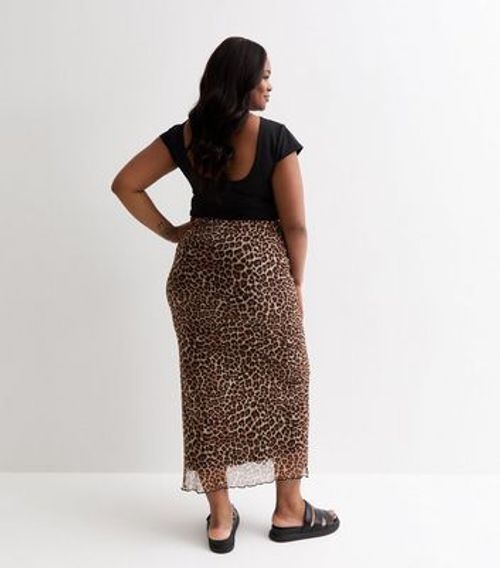 Curves Black Leopard-Print...