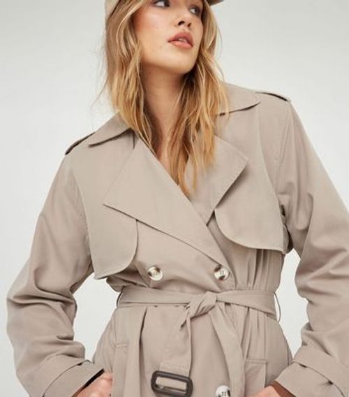 WKNDGIRL Stone Trench Coat...