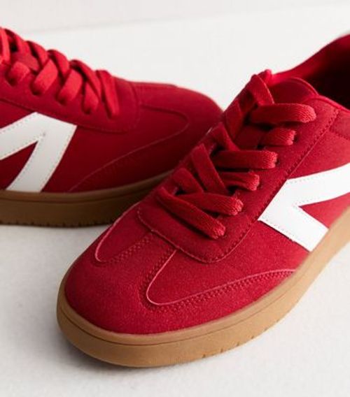 Red Chunky Sole Trainers New...