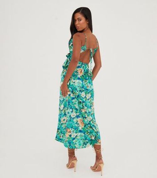 WKNDGIRL Floral Cut Out Maxi...