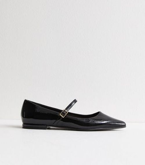 Black Patent Pointy Mary Jane...