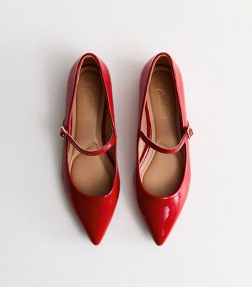 Red Patent Pointy Mary Jane...