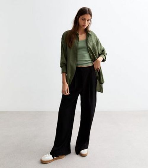 Khaki Relaxed Shirt New Look