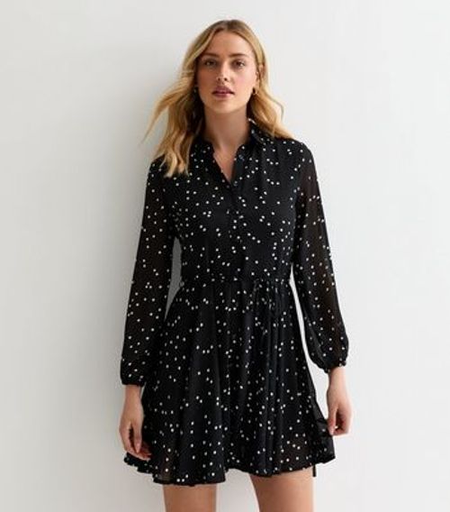 Sunshine Soul Black Polka-Dot...