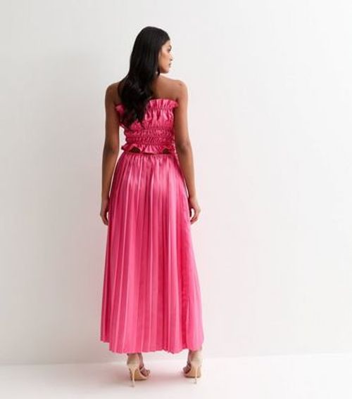 Gini London Mid Pink Pleated...