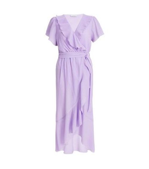 QUIZ Petite Lilac Frill...