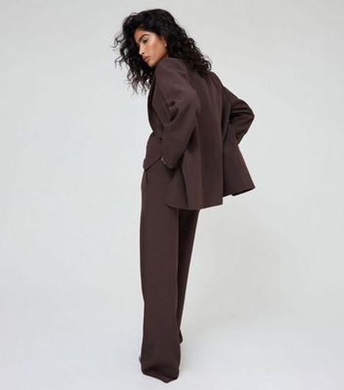 WKNDGIRL Brown Tailored...