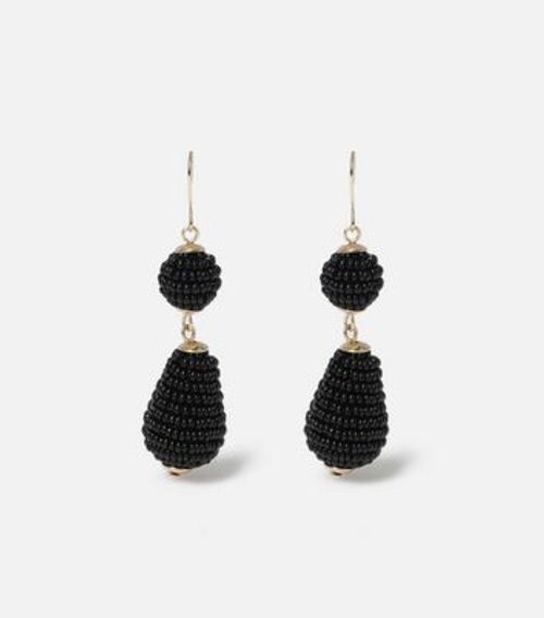 Muse Black 2-Part Beaded Drop...