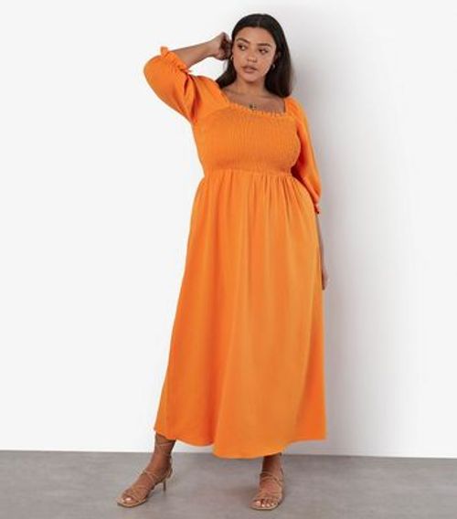 Apricot Curves Orange Midi...