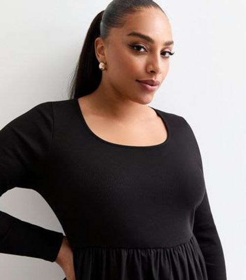 Curves Black Cotton Poplin...