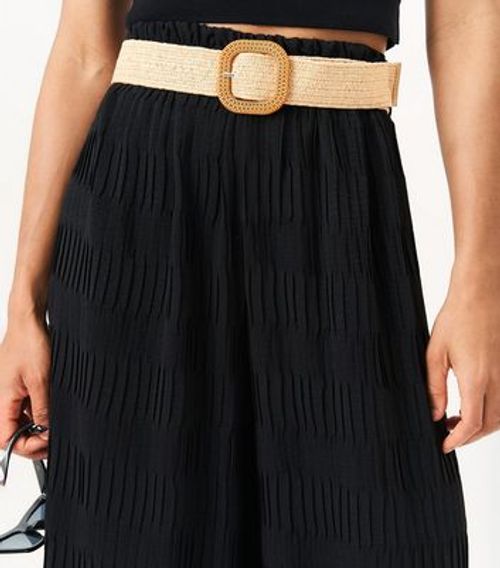 Gini London Black Raffia Belt...