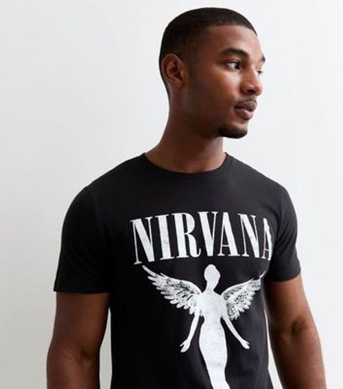 Men's Black Cotton Nirvana...