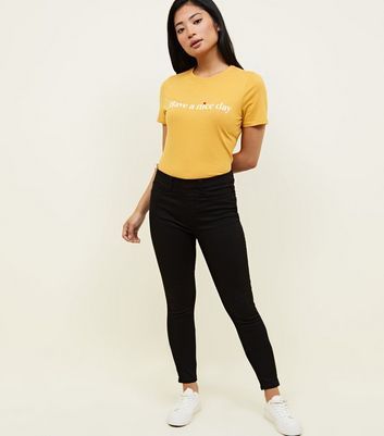 New look shop petite black jeggings
