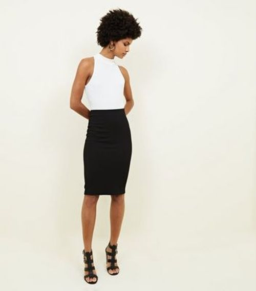Black Textured Pencil Skirt New Look | Compare | The Oracle Reading
