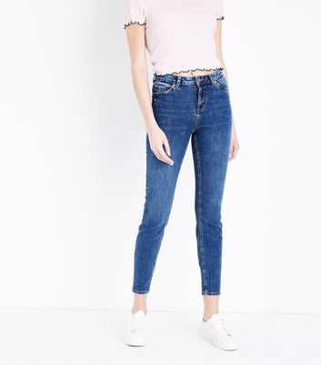 Blue Ankle Grazer Skinny Jenna Jeans 