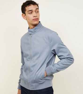 pale blue harrington jacket