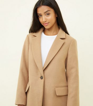 New look camel on sale blazer