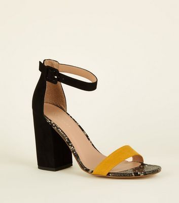 snakeskin heels new look
