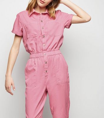 new look pink jumpsuit
