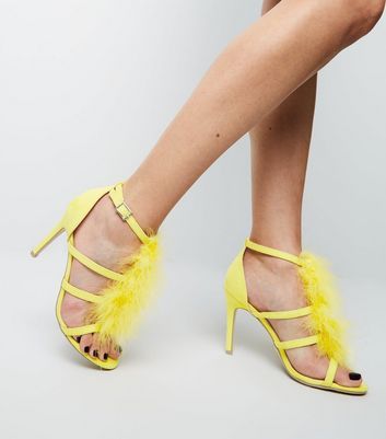 yellow heels new look