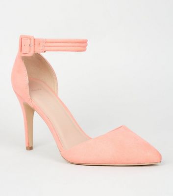 Peach shoes new look clearance