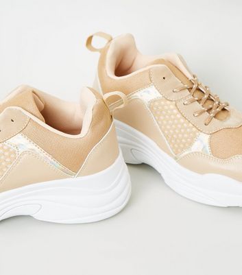 nude colour trainers