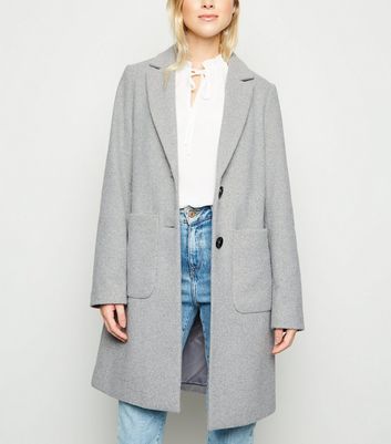 pale grey coat