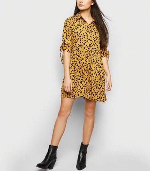 Influence Mustard Animal Print Shirt Dress New Look | Compare | The Oracle Reading Influence Mustard Animal Print Shirt Dress New Look | Compare | The Oracle Reading