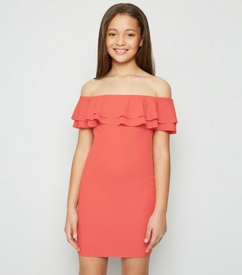 new look red bodycon dress