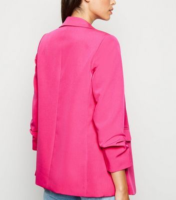 pink jacket new look