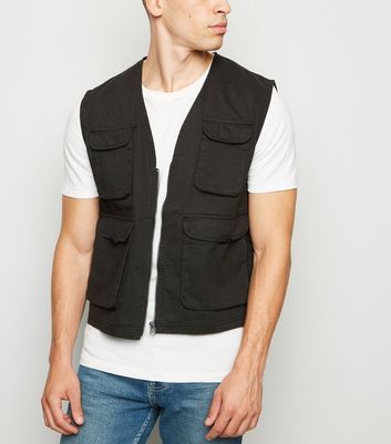 Black Utility Gilet New Look | Compare 