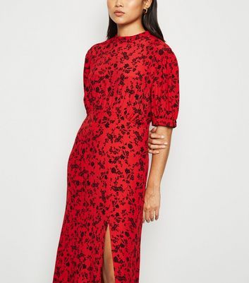 petite side split dress