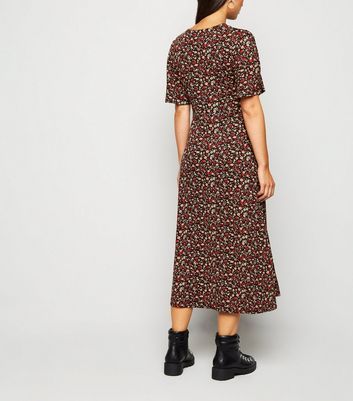 petite side split dress