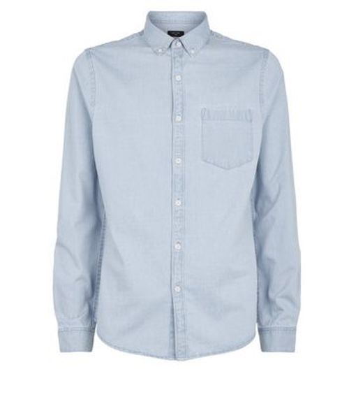 Men's Pale Blue Long Sleeve...