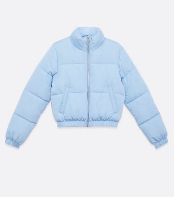 pale blue padded jacket