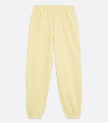 pale yellow joggers