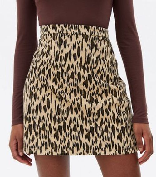 Brown Leopard Print High...