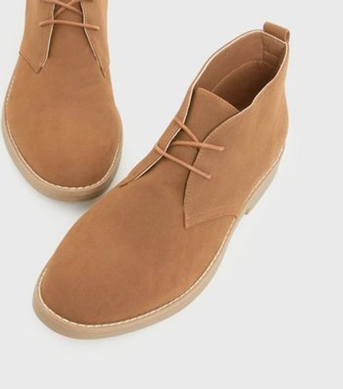 Men's Tan Suedette Round Toe...