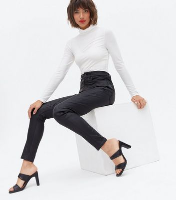 Black Leather-Look 'Lift \u0026 Shape 