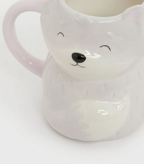 Grey Snow Fox Mug New Look