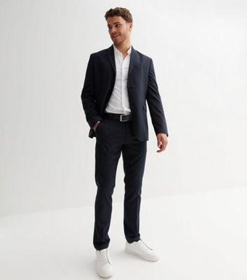 Men's Navy Skinny Suit...