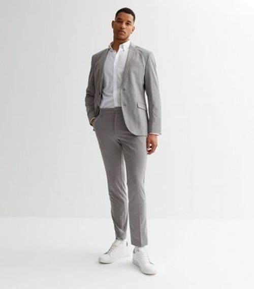 Men's Grey Marl Slim Fit Suit...