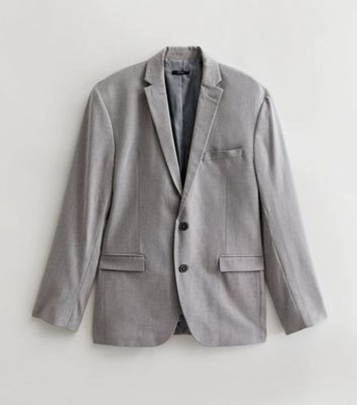 Men's Grey Marl Slim Suit...