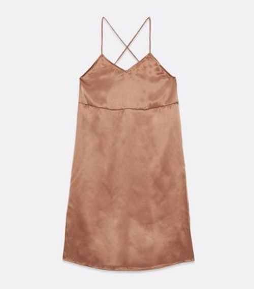 Vero Moda Light Brown Satin...