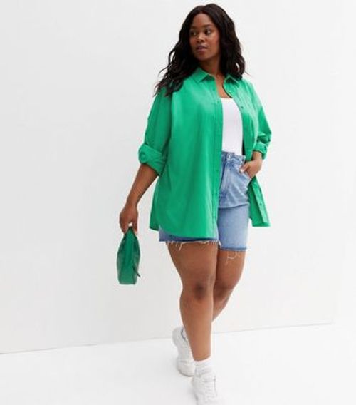 Curves Light Green Poplin...